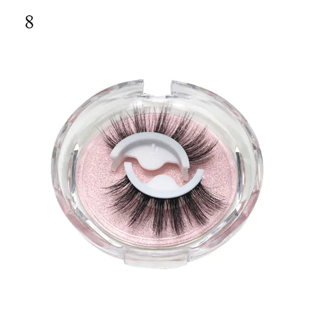 Self-Adhesive False Eyelashes for Effortless Beauty