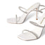 DREAM PAIRS Sandales Gladiateur à Talons Hauts pour Femmes - Blanc