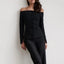 Ensemble Pantalon à Manches Longues en Couleur Unie pour Femmes