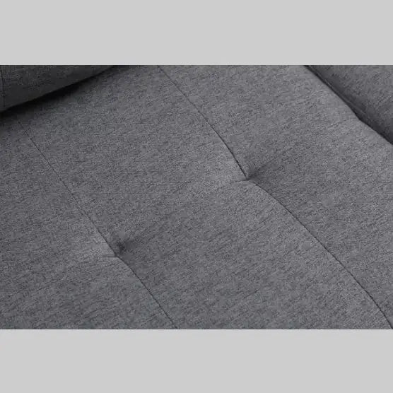 Sofá Seccional de Tela Gris Premium
