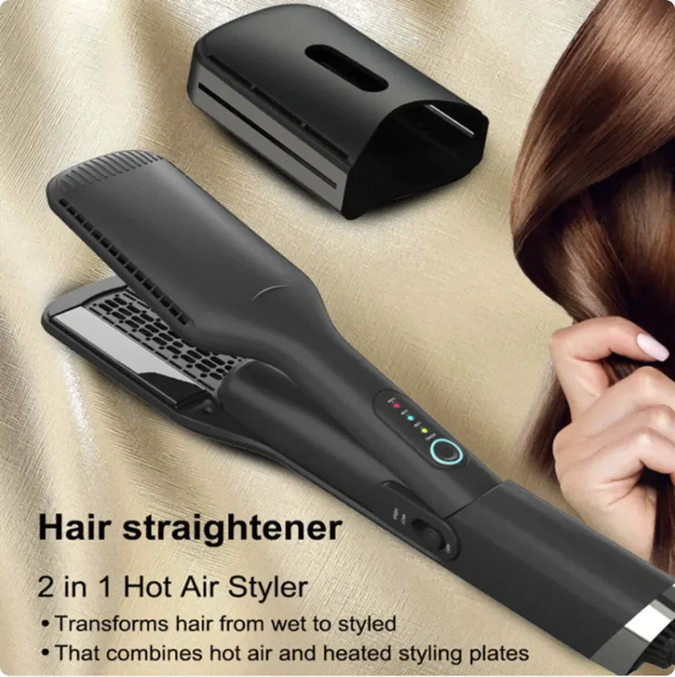 Premium Hot Air Hair Straightener Brush for Effortless Styling