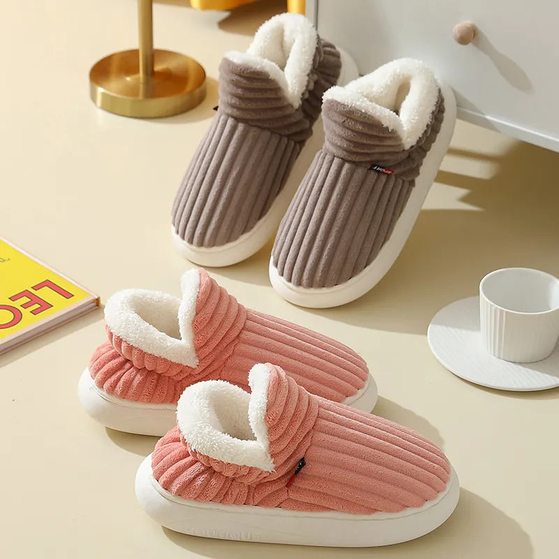 Zapatillas de Piel de Oveja Acogedoras para Hombres y Mujeres