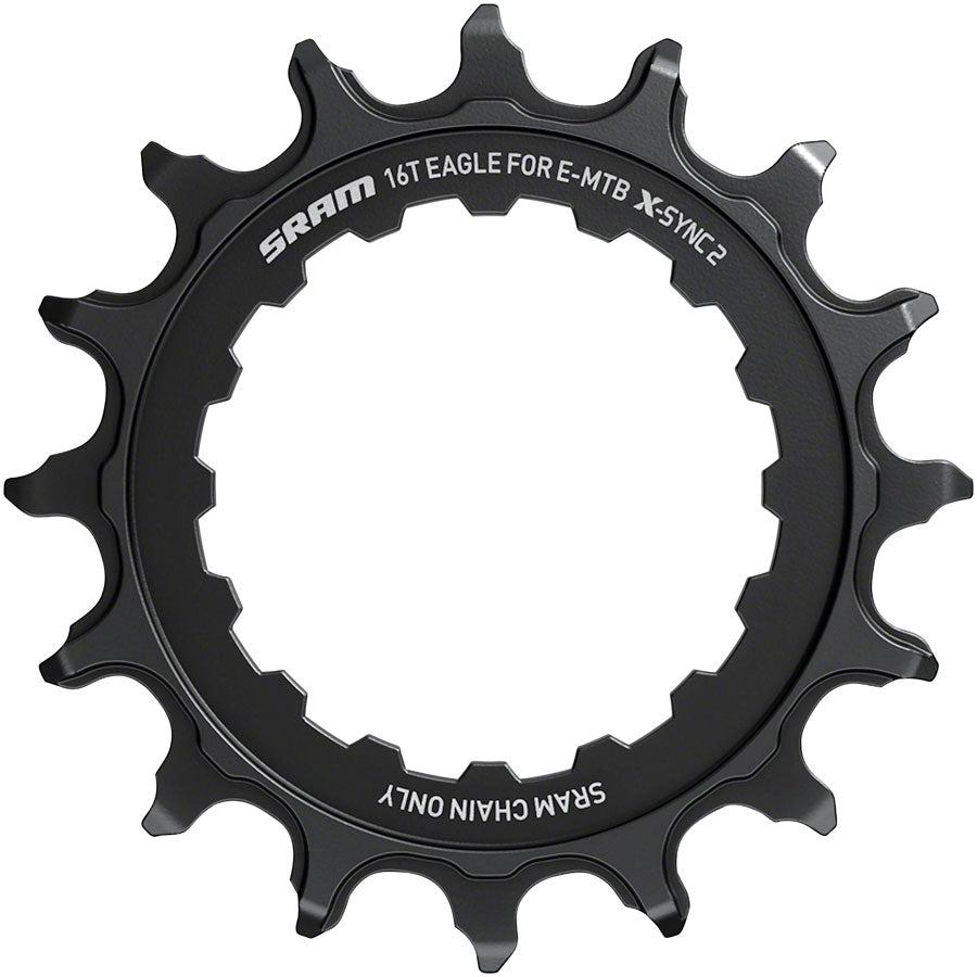 SRAM 16t Bosch Direct Mount X-Sync2 Eagle Chainring - Noir