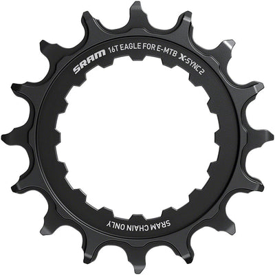 SRAM 16t Bosch Direct Mount X-Sync2 Eagle Chainring - Black