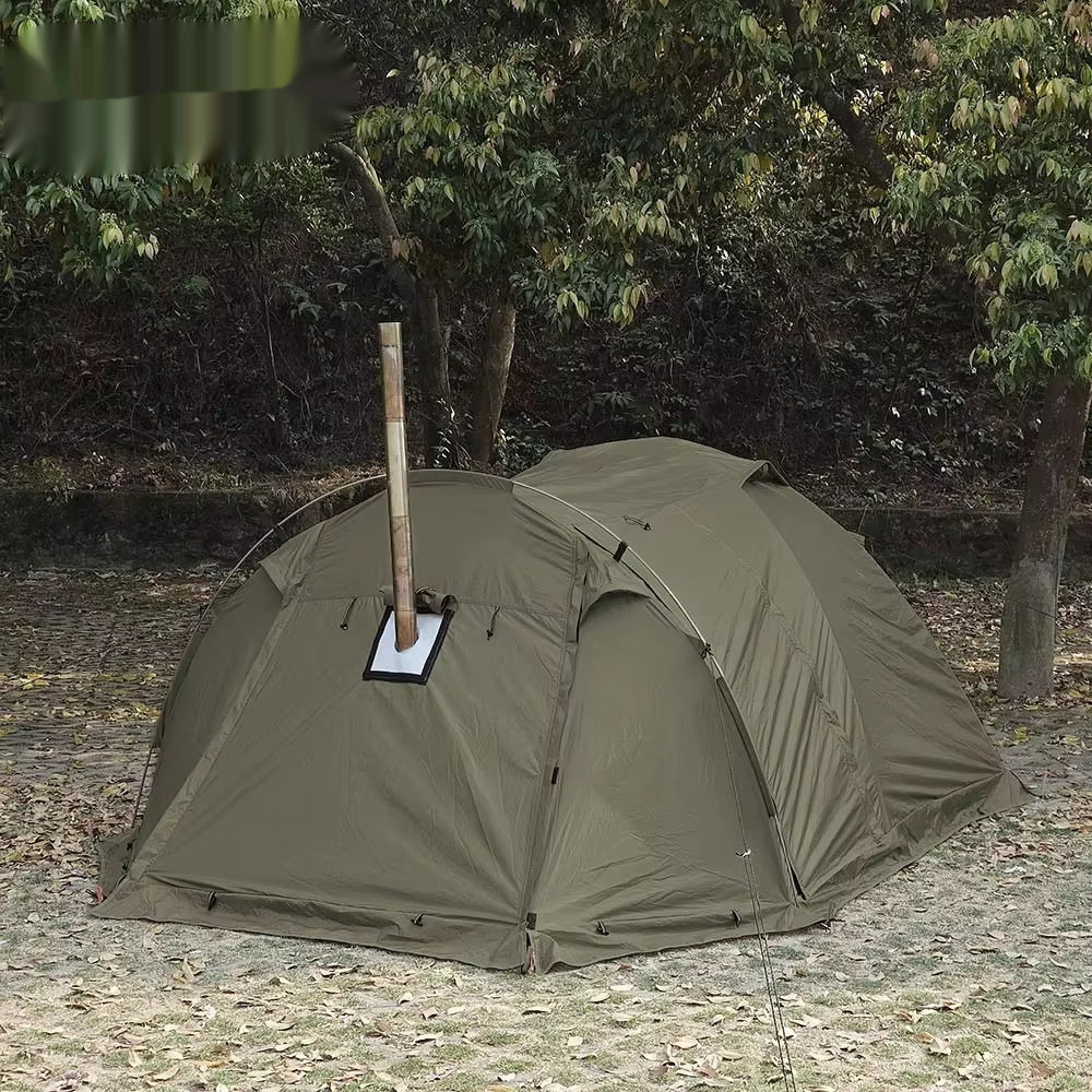 Premium Outdoor Camping Tunnel Tent with Extendable Dome