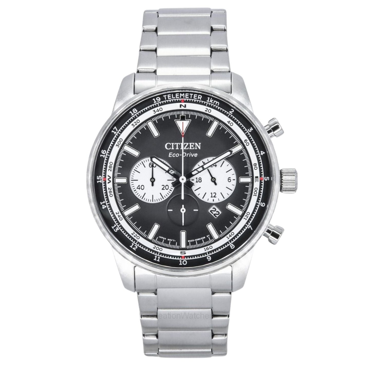 Citizen Men's Aviator Watch - Premium Stainless Steel Design