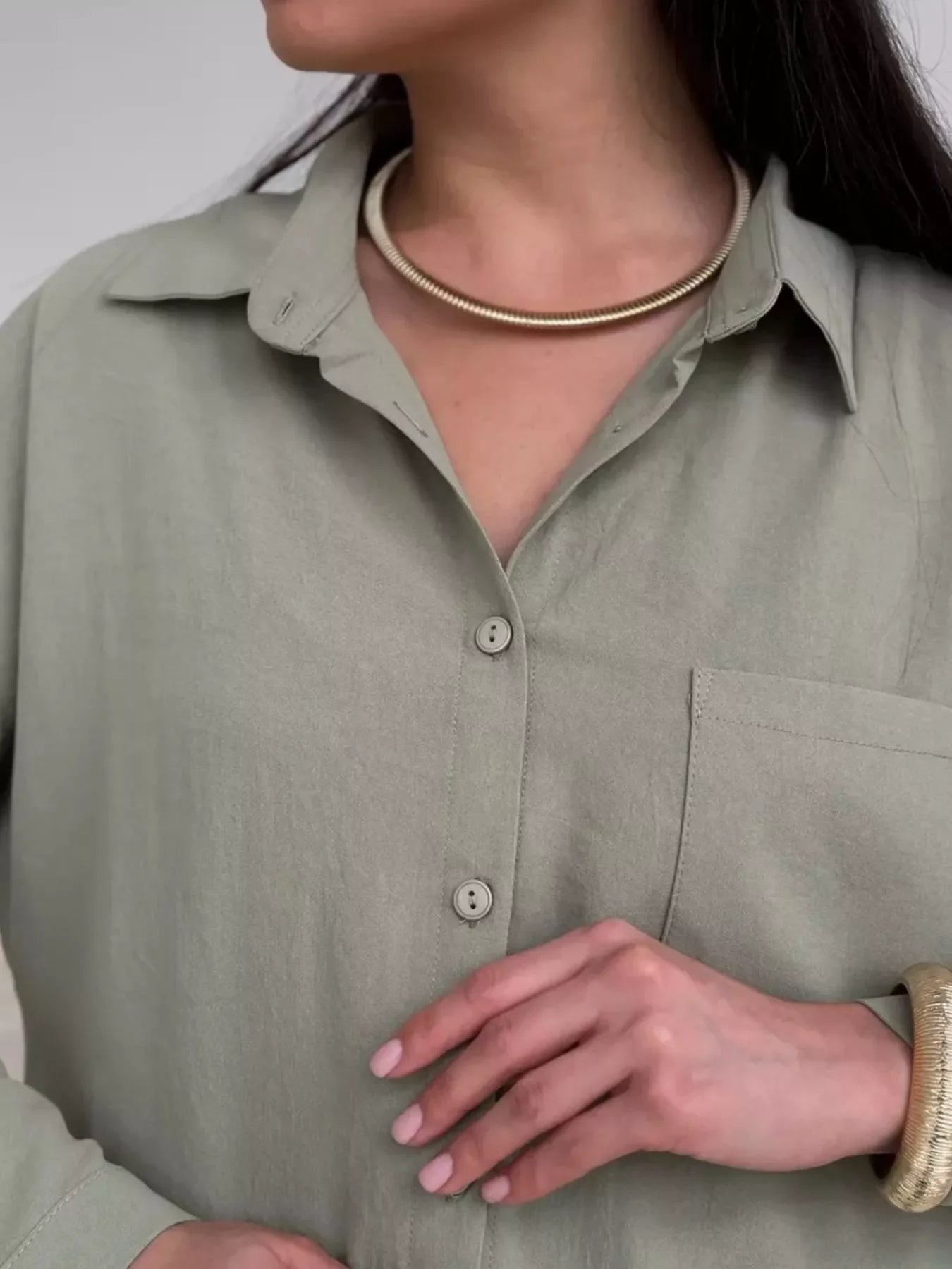 Premium Button Down Shirt and Pants Set
