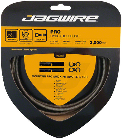 Jagwire Pro Hydraulic Disc Brake Hose Kit - 3000mm Carbon Silver