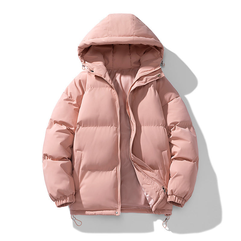 Men's Thickened Cotton-Padded Hoodie Coat for Winter