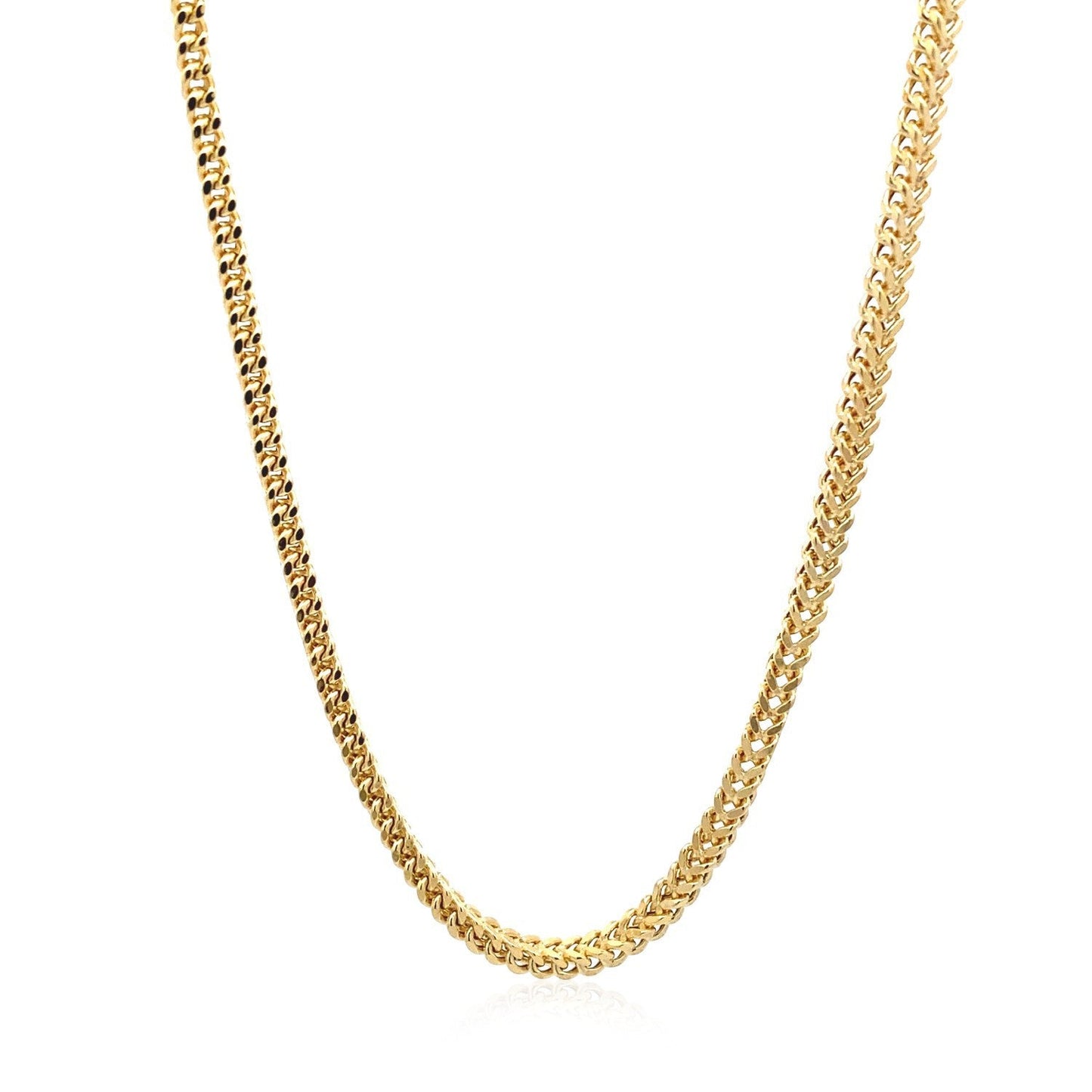 Chaîne en Or Jaune 14k Légère en Blé - 3,20 mm