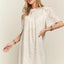 Vestido de Verano con Ojal y Volantes para Mujeres