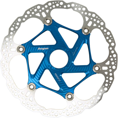 Rotor de freno Hope MTB Floating Centre-Lock - 220mm Azul