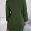 Cable-Knit Round Neck Sweater Dress - Korvel