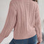 Cable-Knit Turtleneck Dropped Shoulder Sweater - Korvel