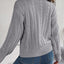 Cable-Knit Turtleneck Dropped Shoulder Sweater - Korvel