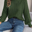 Cable-Knit Turtleneck Dropped Shoulder Sweater - Korvel