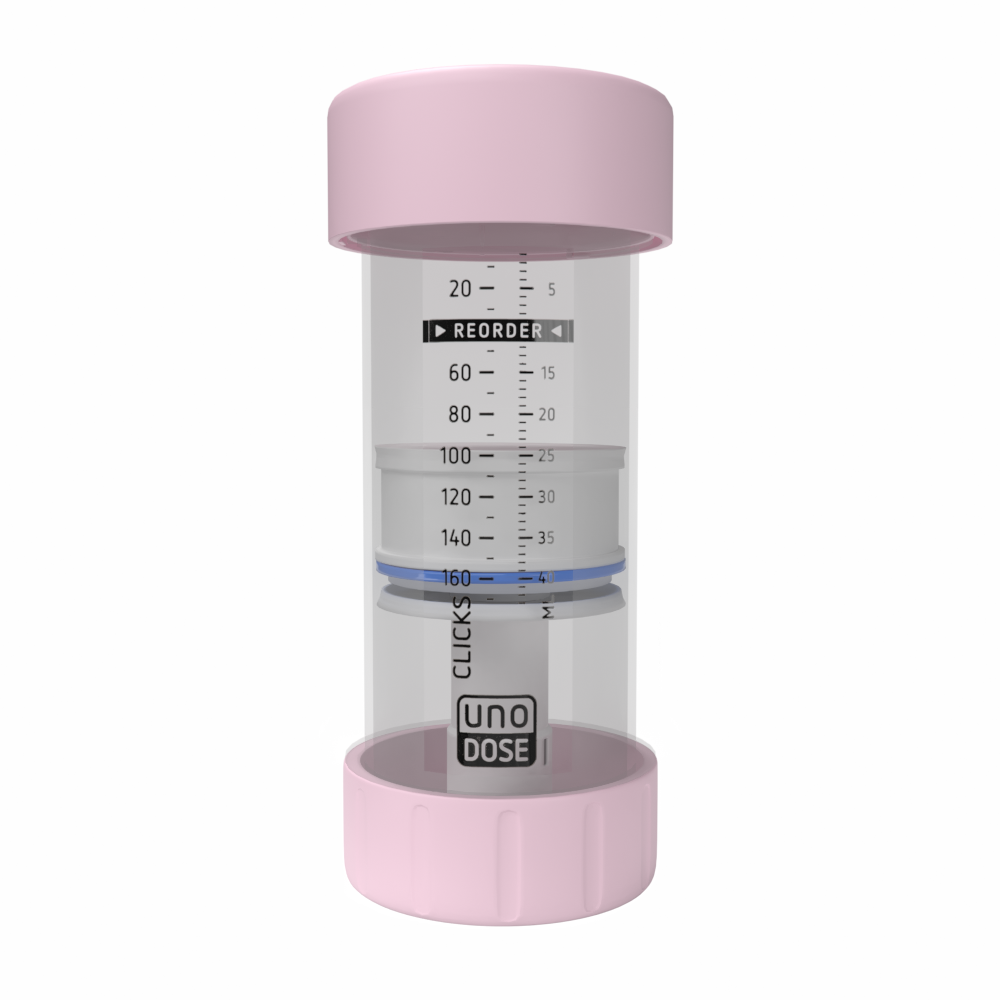Applicateur topique doseur UnoDose™, 42 mL, Rose (Pack de 25)
