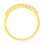 Bague en or jaune 10K avec diamants certifiés IGI de 1/4 Cttw - Taille 7