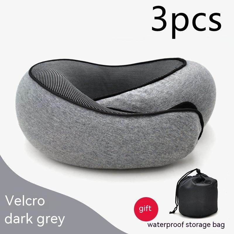 Premium Travel Neck Pillow - U-Shaped Memory Foam Cushion