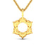 Colgante Semi Montado de Diamante de 0.14 Quilates en Oro Amarillo de 14K