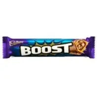 Barre de chocolat Cadbury Boost caramel et biscuit 55g