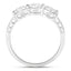 1.50 Carat Lab Grown Diamond 14K White Gold Engagement Ring
