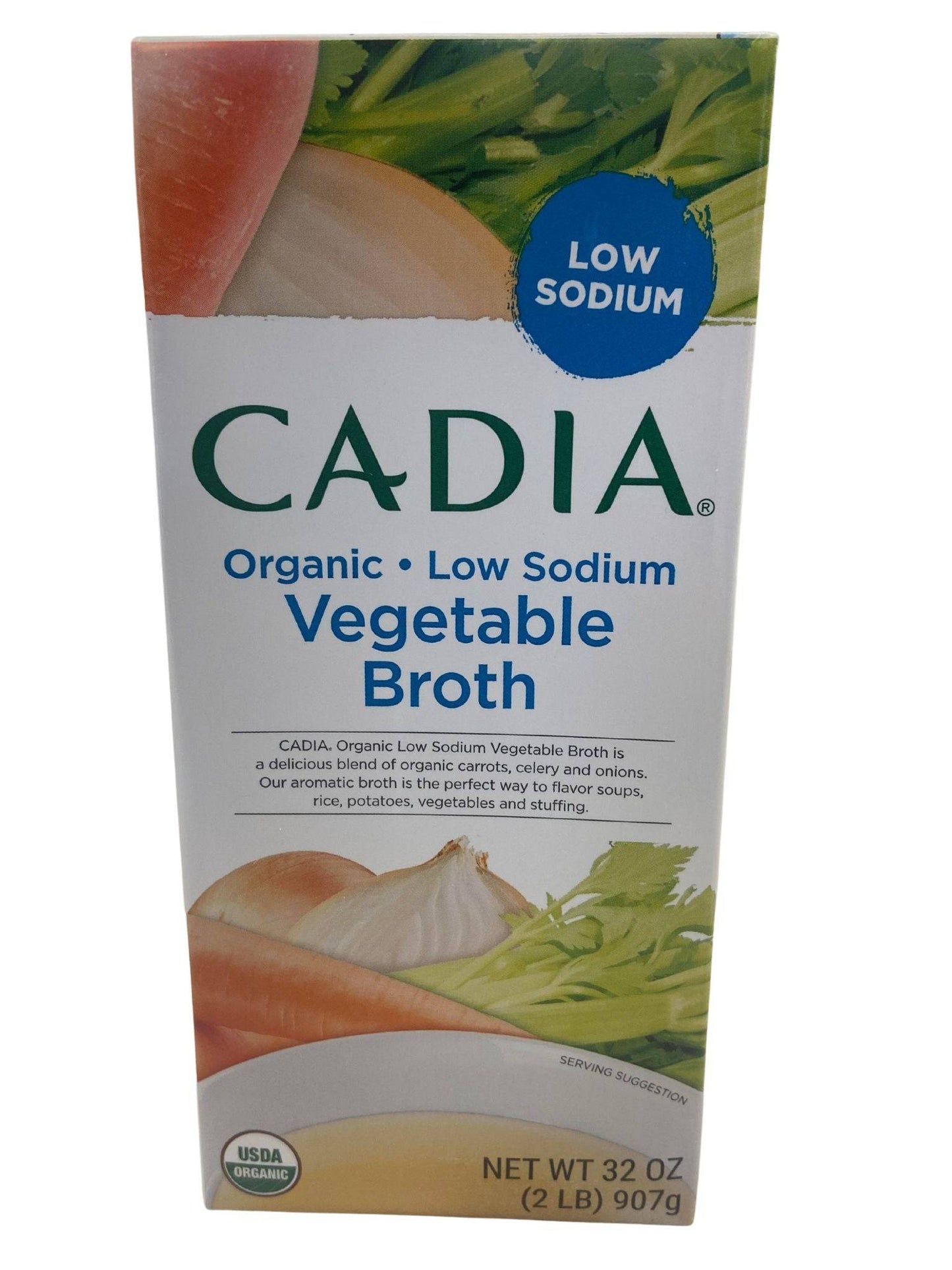 Caldo de Verduras Orgánico Bajo en Sodio de Cadia