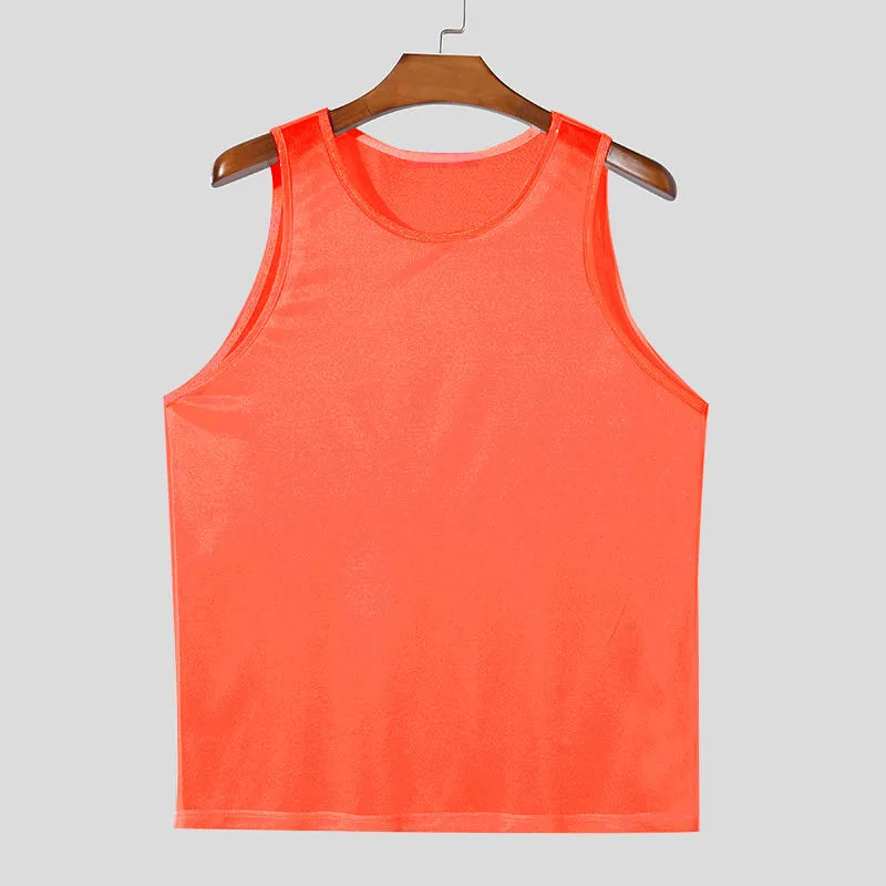 Débardeur à col rond grande taille pour hommes