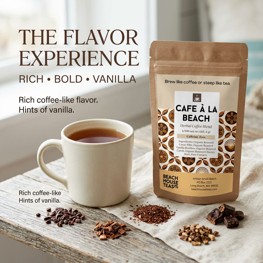 Café À la Beach Herbal Brew - Caffeine-Free Delight