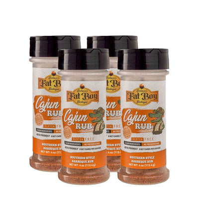 Cajun Gluten Free Keto Friendly Natural BBQ Rub 4 oz | Pack of 4 - Korvel