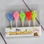 Creative Bear Candle Toppers with Smiley Faces for Birthday Celebrations - Korvel