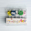 Creative Bear Candle Toppers with Smiley Faces for Birthday Celebrations - Korvel