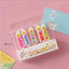 Creative Bear Candle Toppers with Smiley Faces for Birthday Celebrations - Korvel