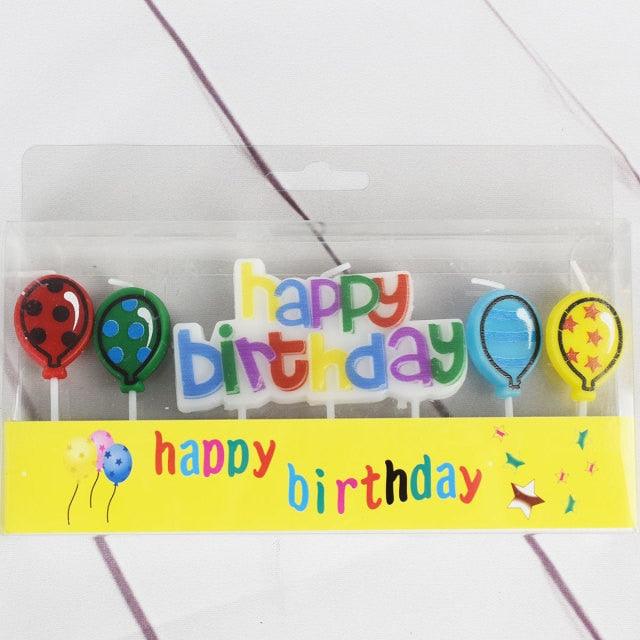 Creative Bear Candle Toppers with Smiley Faces for Birthday Celebrations - Korvel