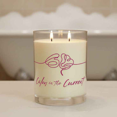 Calma en la Corriente – Vela de Soja para la Conciencia sobre la Epilepsia (11oz)