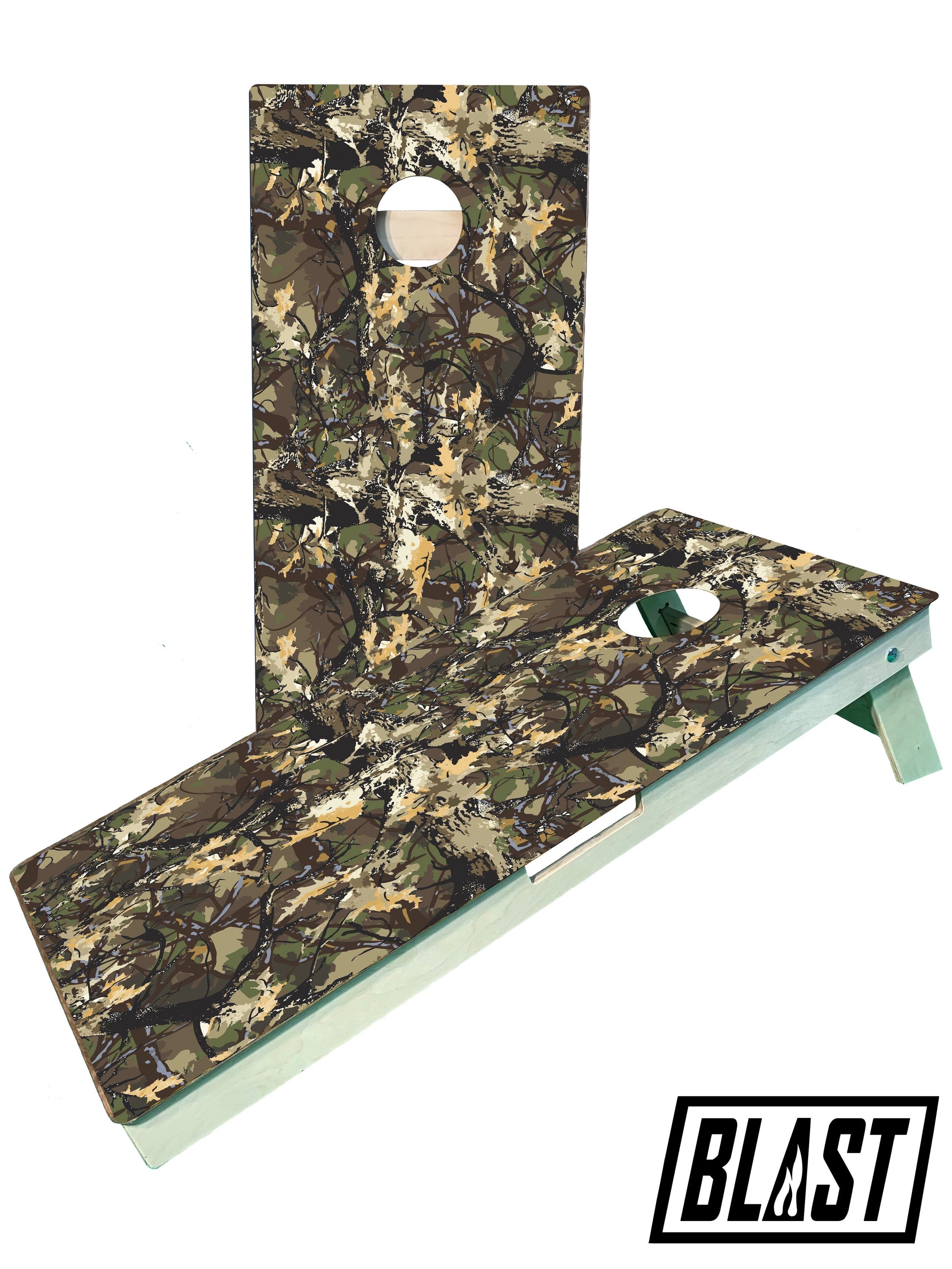 Premium Camo Hunting Cornhole Boards for Outdoor Fun - Korvel