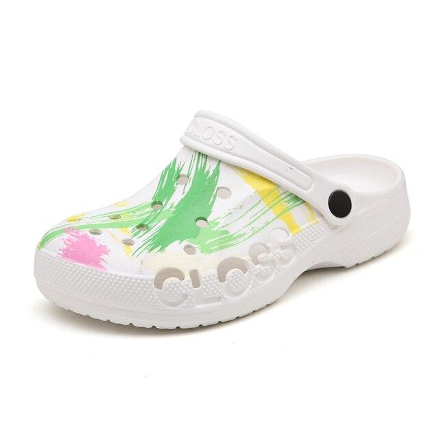 Camouflage Couple Style Men's Summer Clogs - Lightweight & Non-Slip