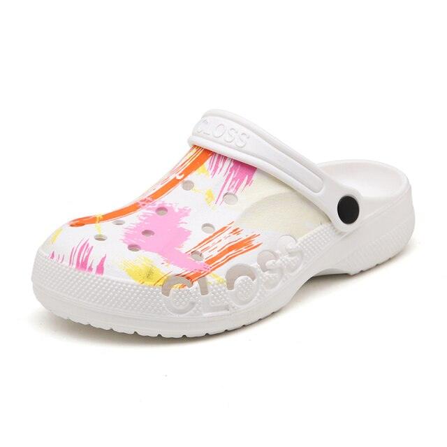 Camouflage Couple Style Men's Summer Clogs - Lightweight & Non-Slip