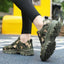 Chaussures de sport en mesh à lacets camouflage