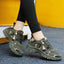 Chaussures de sport en mesh à lacets camouflage
