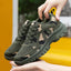 Chaussures de sport en mesh à lacets camouflage