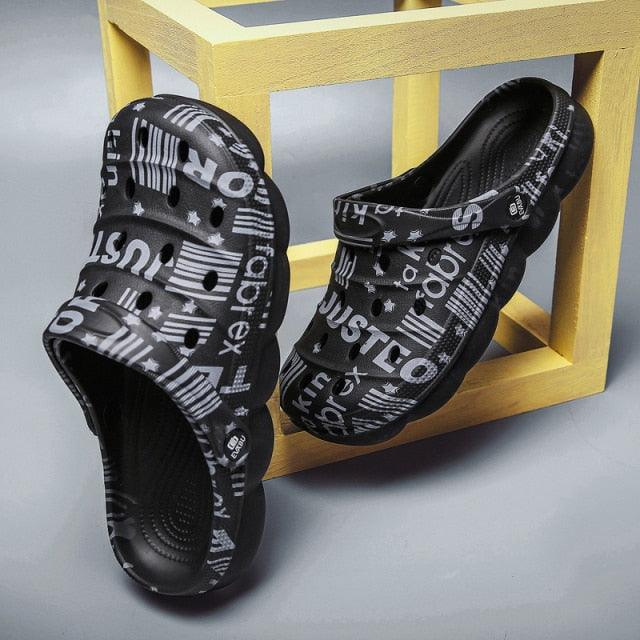 Men's Camouflage Clogs - Lightweight Summer Sandals for Outdoor Fun - Korvel