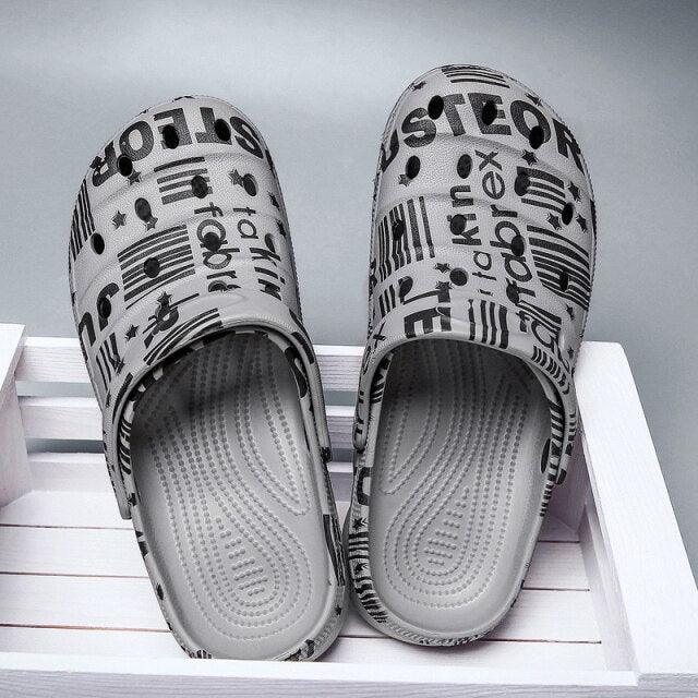 Men's Camouflage Clogs - Lightweight Summer Sandals for Outdoor Fun - Korvel