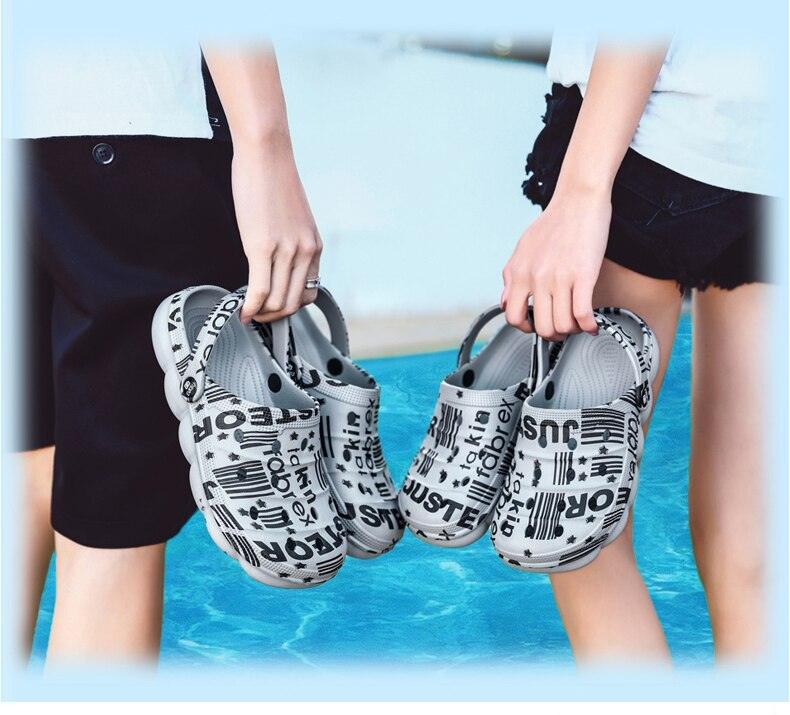 Men's Camouflage Clogs - Lightweight Summer Sandals for Outdoor Fun - Korvel