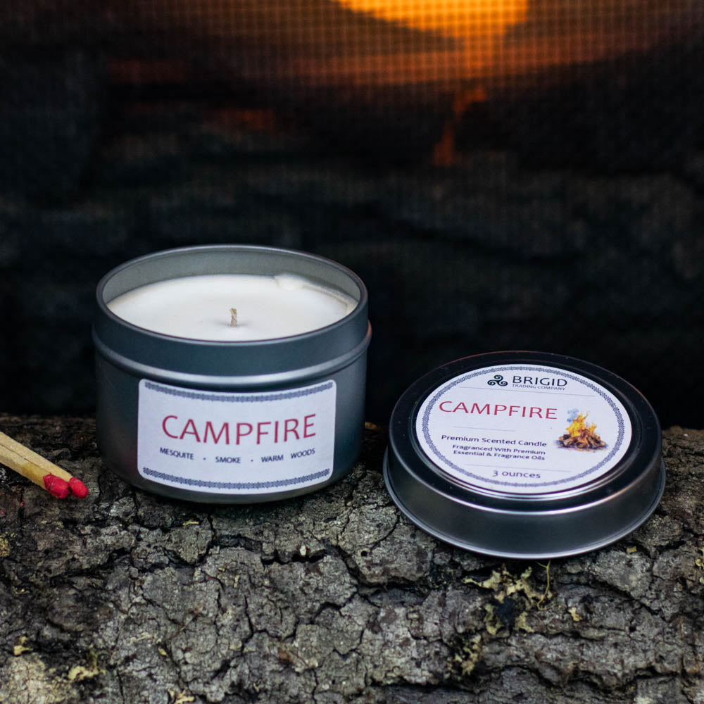 Ember Glow Soy Candle - Mesquite, Cedarwood & Campfire Essence - Korvel