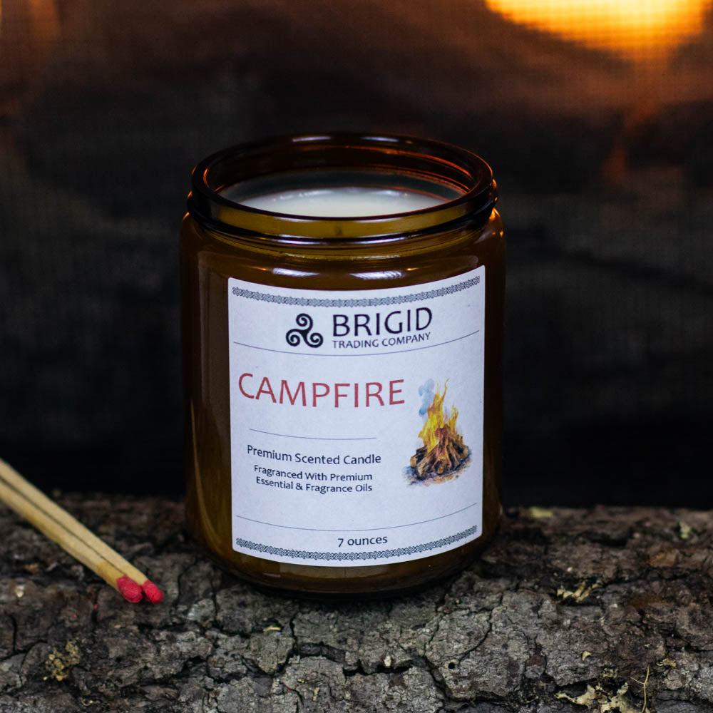 Ember Glow Soy Candle - Mesquite, Cedarwood & Campfire Essence - Korvel
