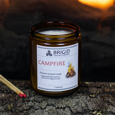 Ember Glow Soy Candle - Mesquite, Cedarwood & Campfire Essence - Korvel