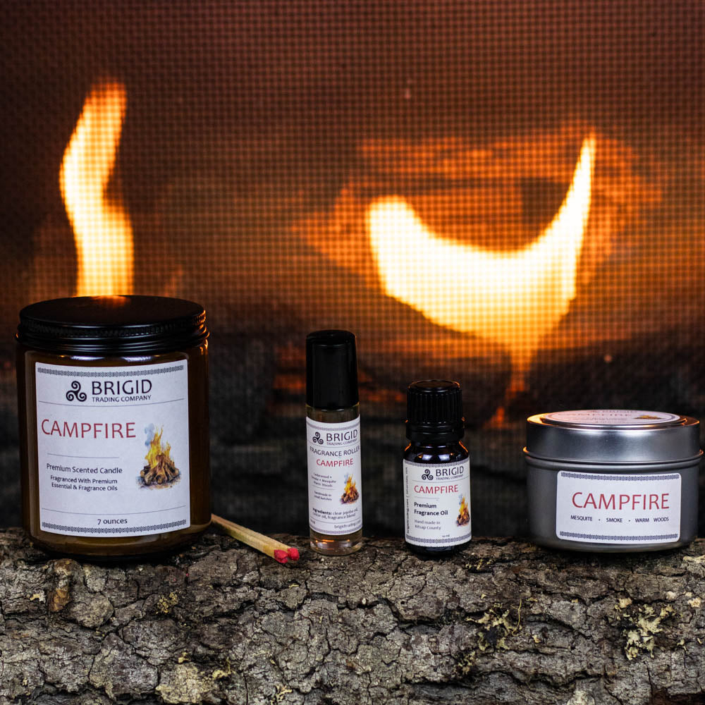 Ember Glow Soy Candle - Mesquite, Cedarwood & Campfire Essence - Korvel