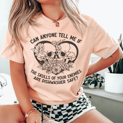 Dishwasher Safe Skulls Tee - Bold & Edgy T-Shirt