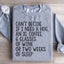 Can't Decide If I Need A Hug, An XL Coffee, 6 Glasses Of Wine Sweatshirt